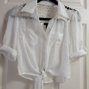 Brand new crop top embroidery